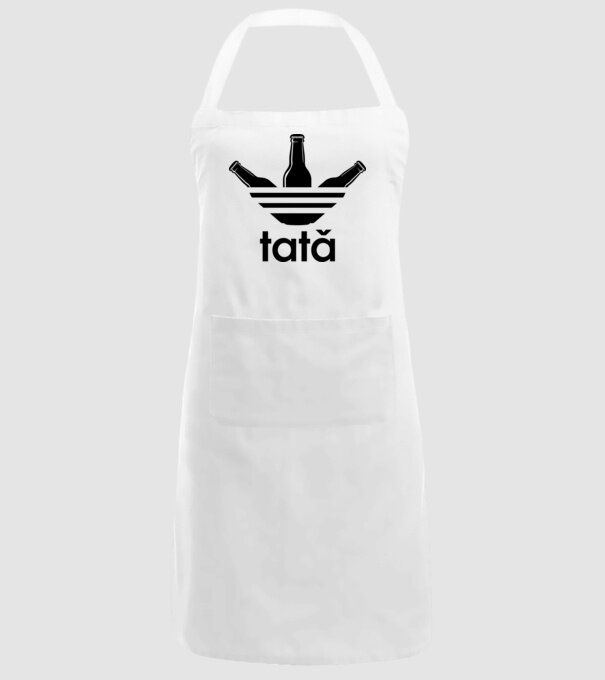 Tatadidas model alb pe tricou