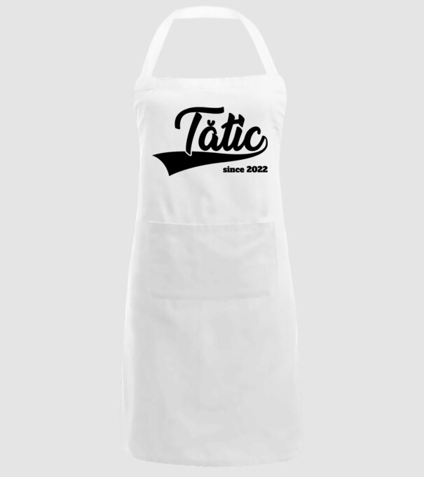 tătic since 2022 model alb pe tricou