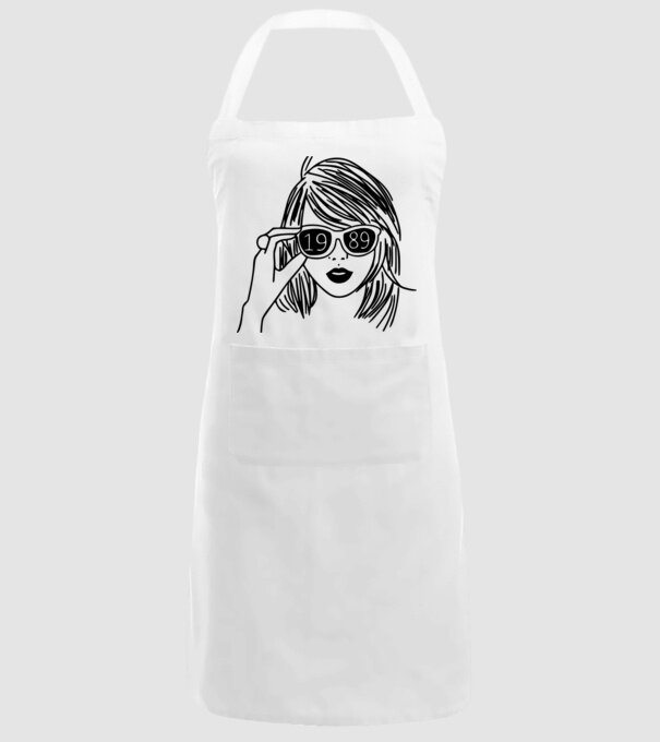 Taylor Swift 1989 model alb pe tricou