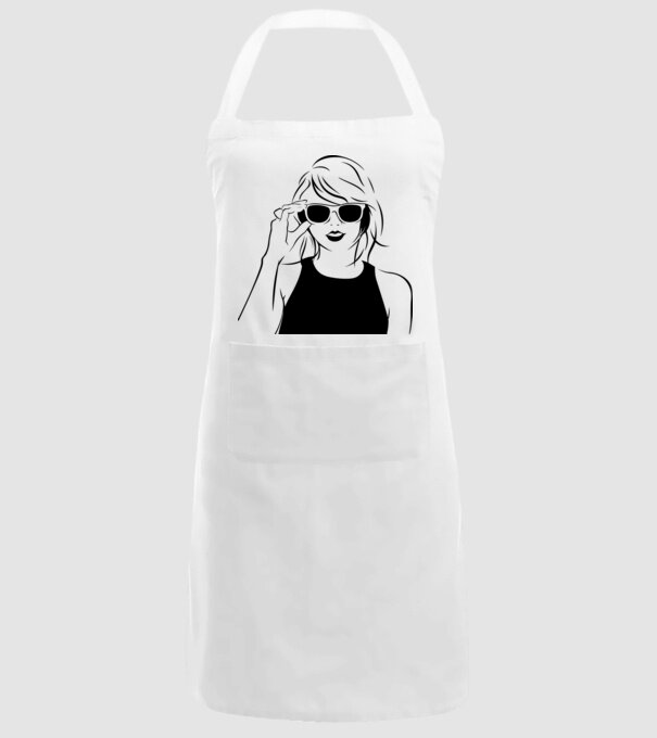 Taylor Swift model alb pe tricou