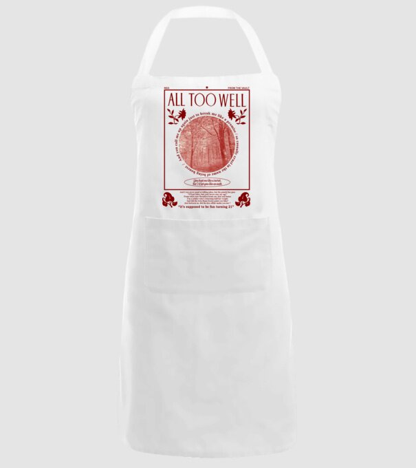 Taylor Swift All too well model alb pe tricou
