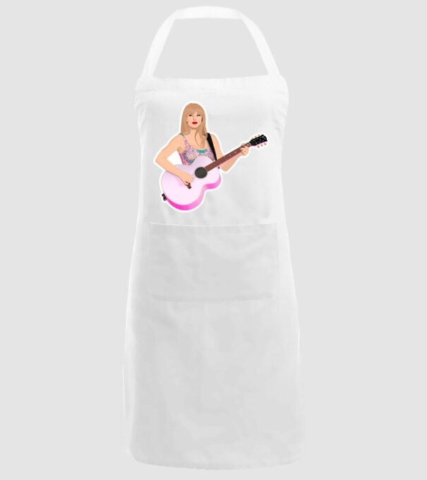 Taylor Swift pink model alb pe tricou