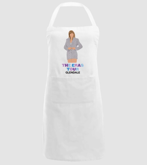 Taylor Swift The Eras Tour Glendale 2 model alb pe tricou