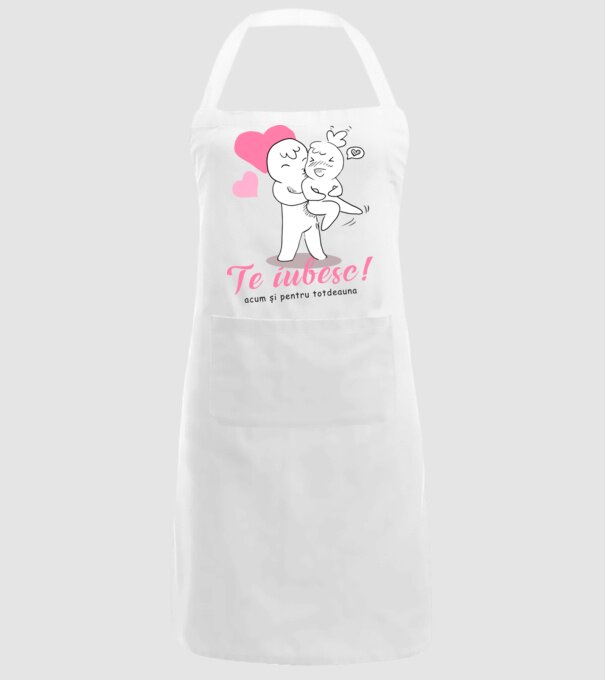 te iubesc model alb pe tricou