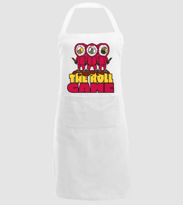 the roll game squid game model alb pe tricou