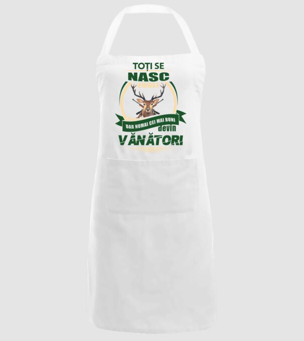 Toți se nasc egali, dar numai cei mai buni devin vânători model alb pe tricou