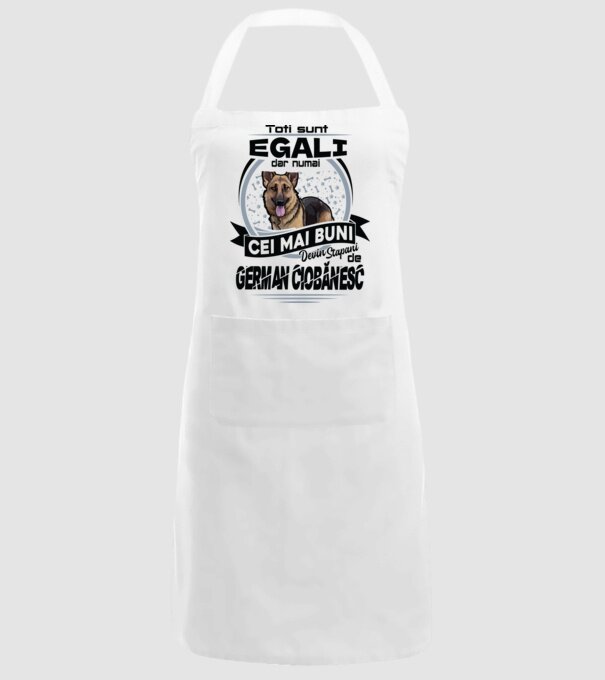 Toți sunt egali, dar numai cei mai buni devin stăpâni de ciobănesc german model alb pe tricou