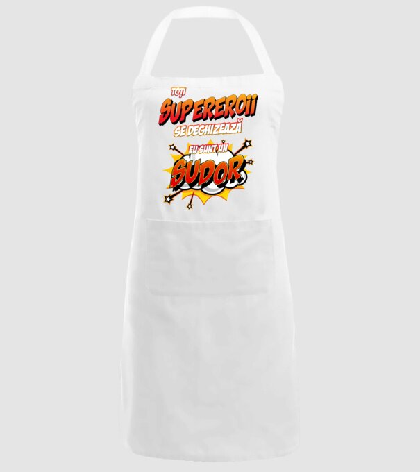Toți supereroii se deghizează, eu sunt un sudor model alb pe tricou