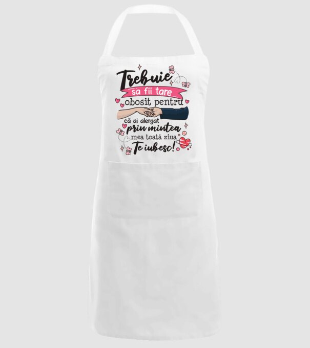 Trebuie sa fii tare obosită pentru  model alb pe tricou