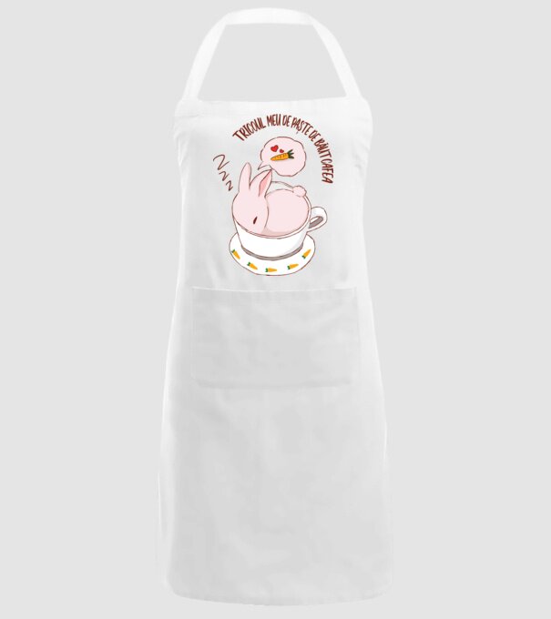 tricoul meu de Paște de băut cafea model alb pe tricou