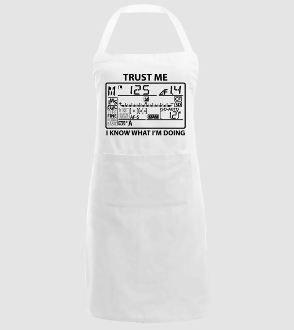 Trust me i'm a photographer model alb pe tricou