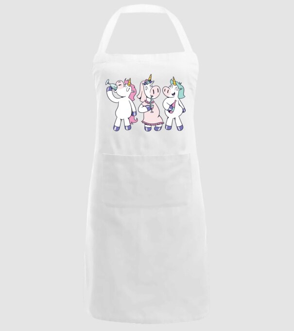unicorn Bachelorette model alb pe tricou