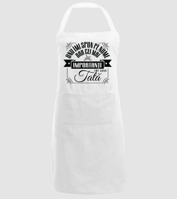 Unii îmi spun pe nume, dar cei mai importanți îmi spun tată model alb pe tricou