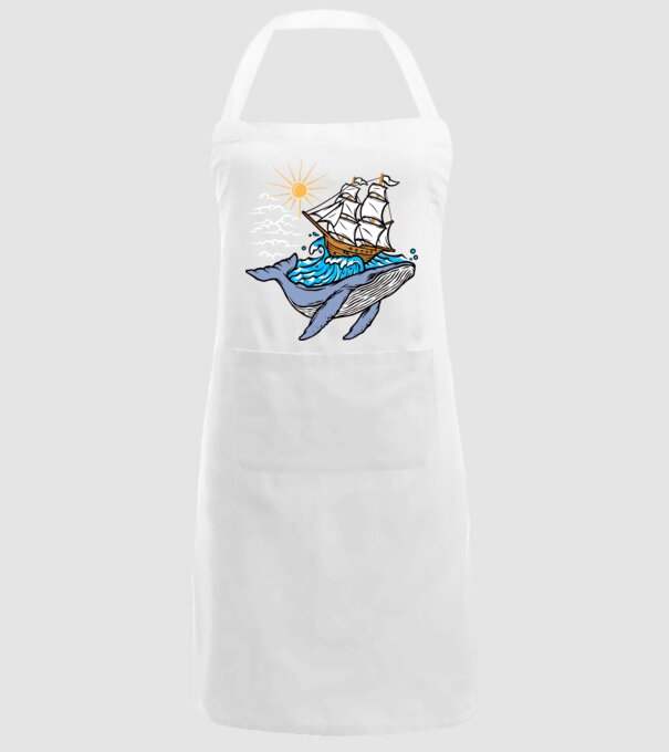 Vapoare model alb pe tricou
