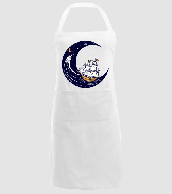 Vapoare model alb pe tricou