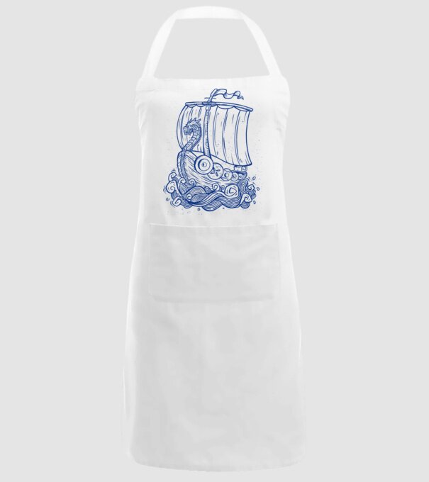 Vapoare model alb pe tricou