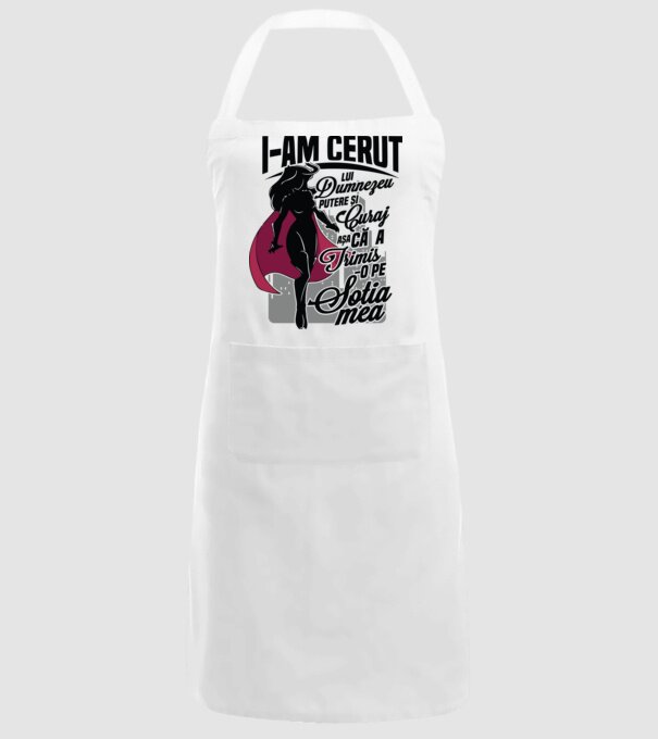 I-am cerut lui Dumnezeu putere și curaj - așa că a trimis-o pe soția mea model alb pe tricou