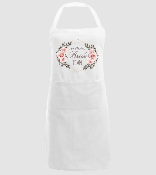 Vintage Bride team model alb pe tricou