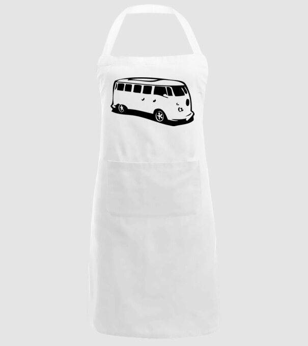 vwbus model alb pe tricou