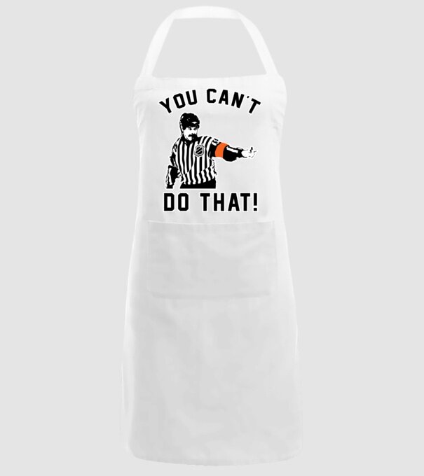 'You can''t do that!' model alb pe tricou