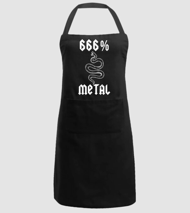 666 Metal model negru pe tricou