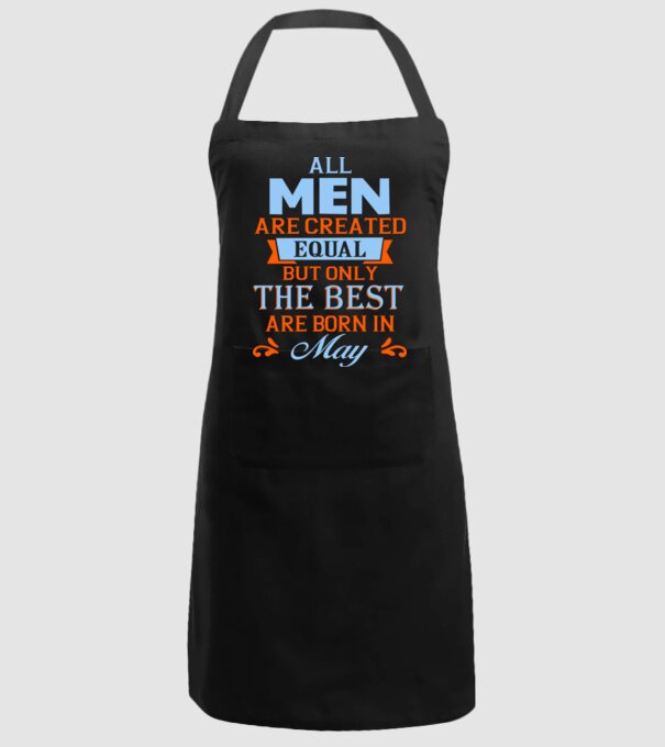 All men created equal but only the beat are born in may model negru pe tricou