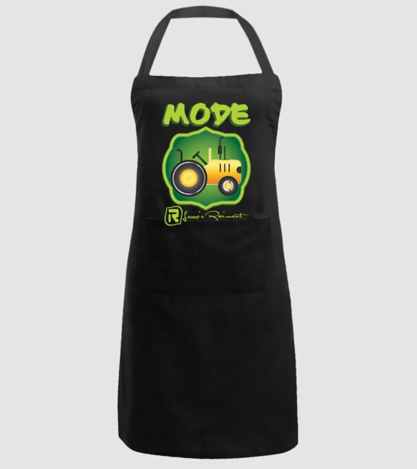 Baby tractor model negru pe tricou