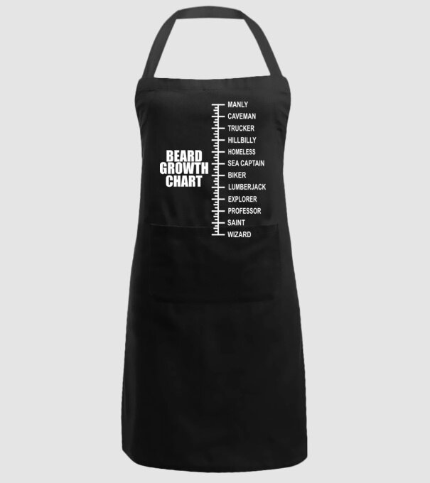 Beard scale model negru pe tricou