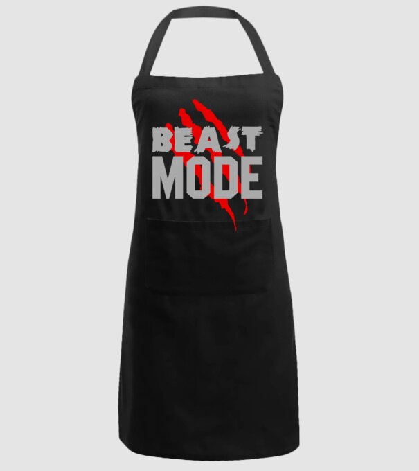 Beast mode model negru pe tricou