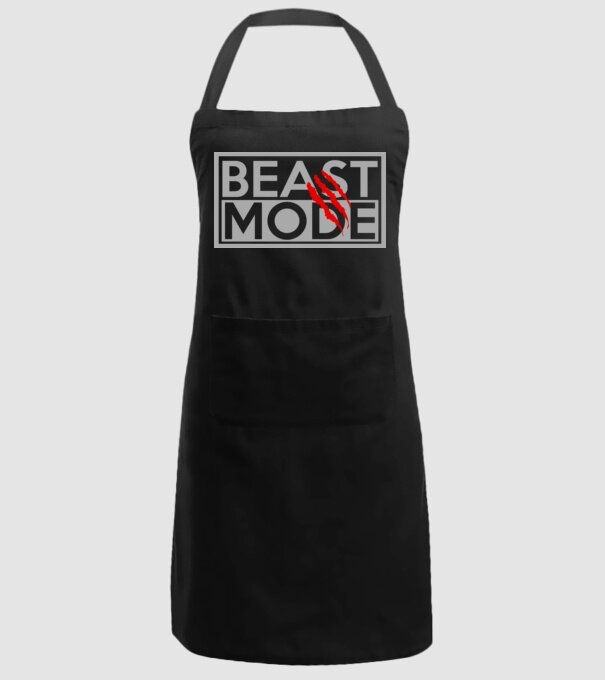 Beast mode model negru pe tricou