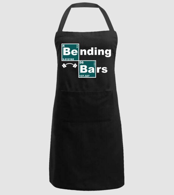 Bending bars model negru pe tricou