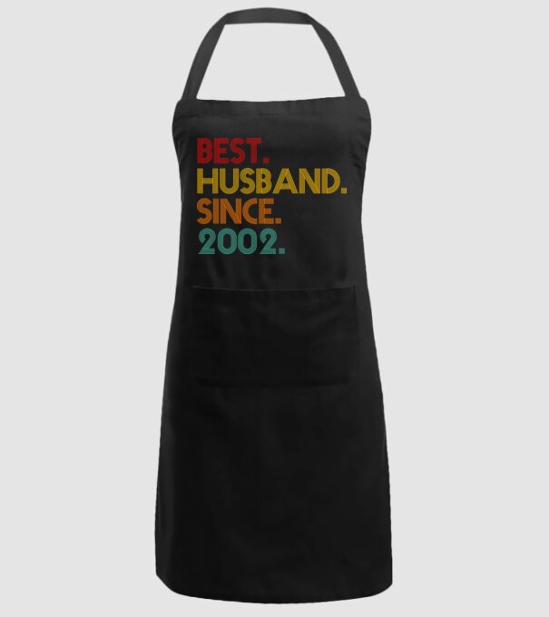 best husband since 2002 retro model negru pe tricou