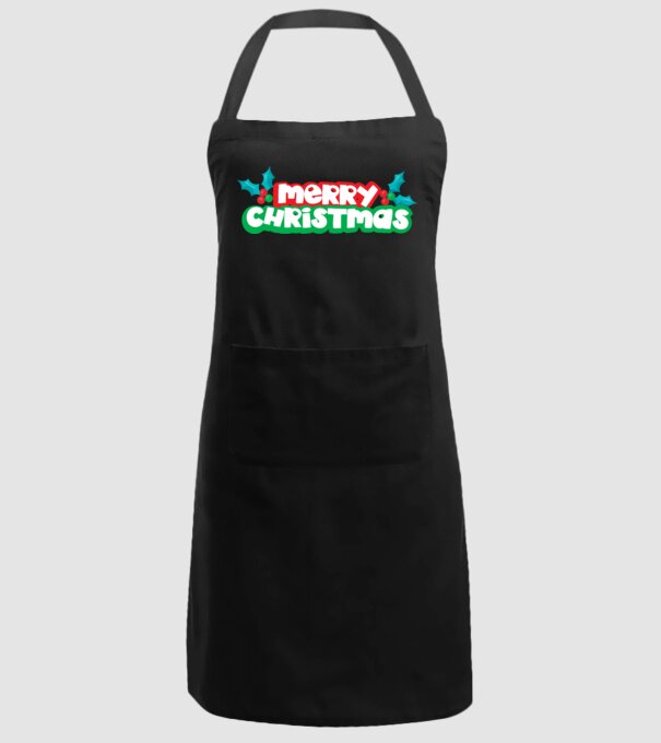 Text Crăciun Fericit model negru pe tricou