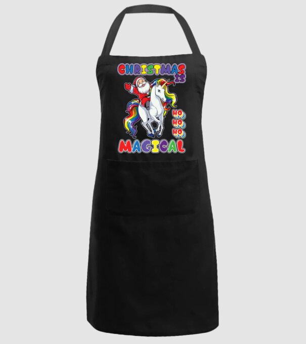 CHRISTMAS IS MAGICAL model negru pe tricou