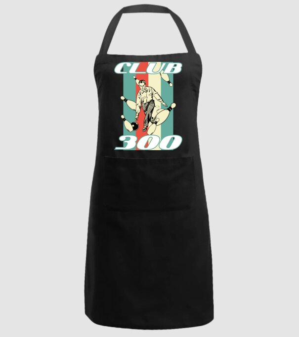 club300 model negru pe tricou