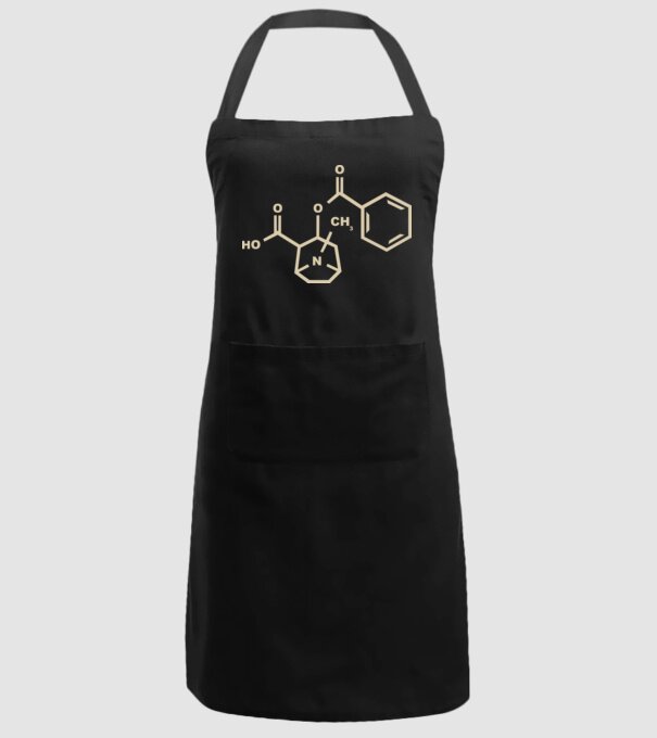 Cocaine model negru pe tricou