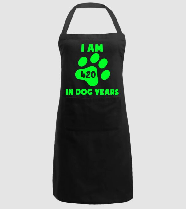 Dog Year - 420 model negru pe tricou