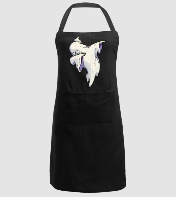 Dab ghost model negru pe tricou