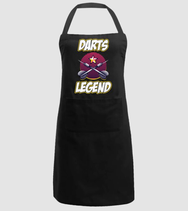 Darts legend model negru pe tricou