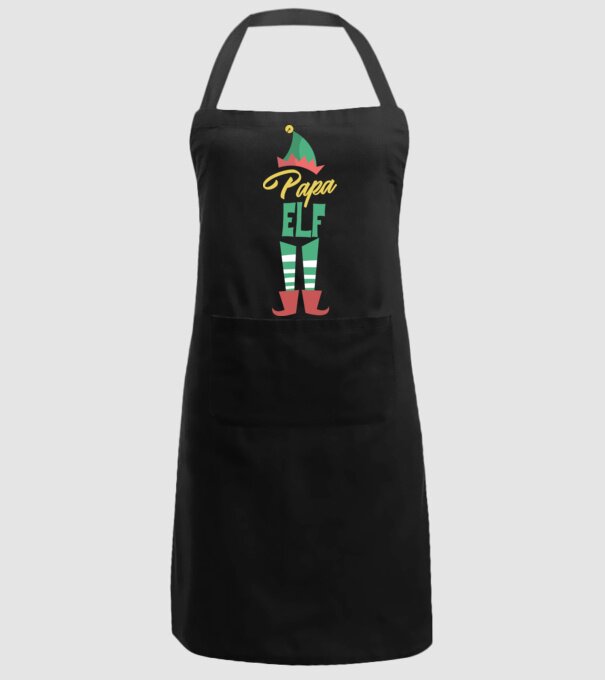 Elf family bunic model negru pe tricou