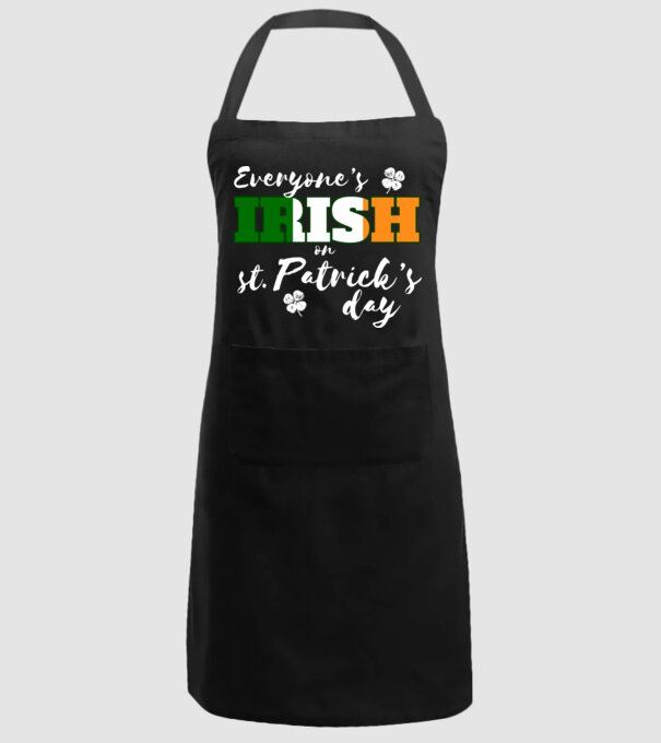 Everyone is irish flag model negru pe tricou
