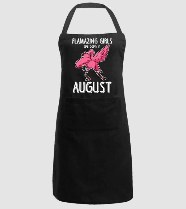 Flamazing girls are born in august model negru pe tricou