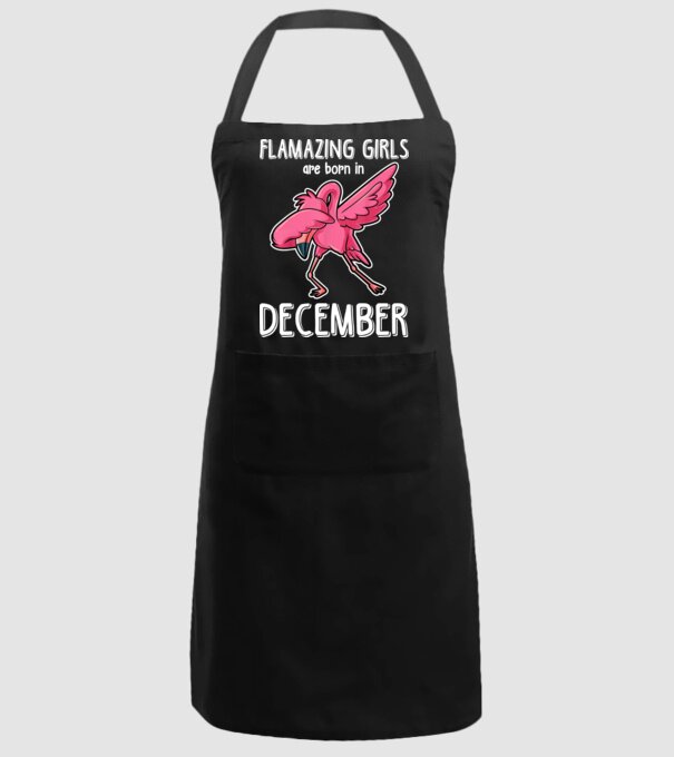 flamazing girls are born in december model negru pe tricou