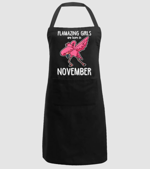 Flamazing girls are born in november model negru pe tricou