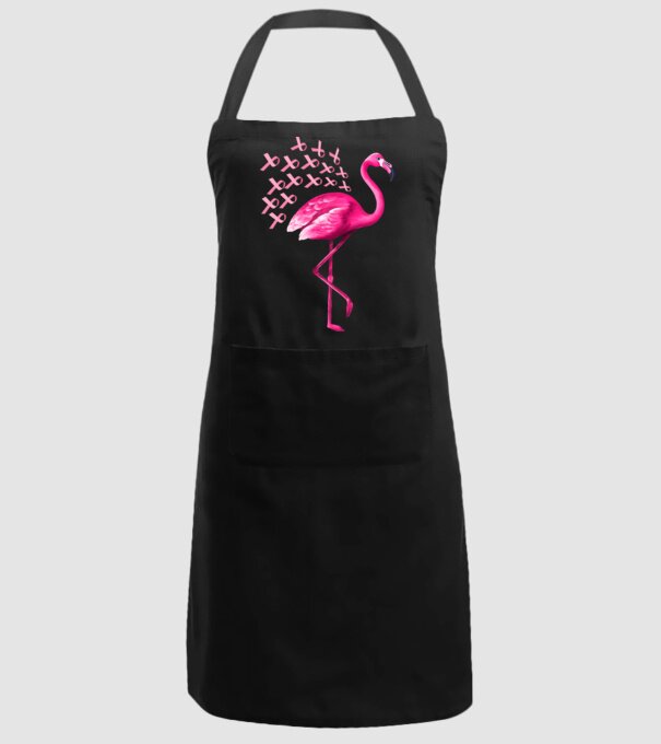 Flamingo pink model negru pe tricou