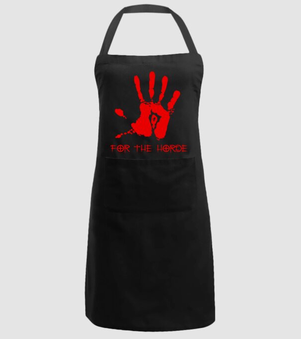 For The Horde Hand model negru pe tricou