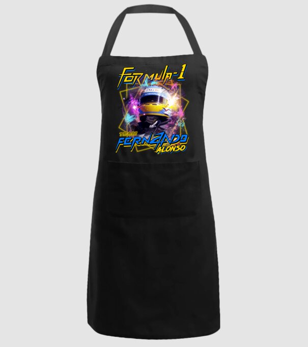 FORMULA 1 ALONSO model negru pe tricou