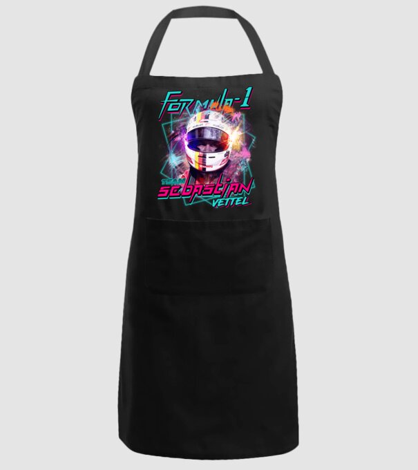 FORMULA 1 VETTEL model negru pe tricou