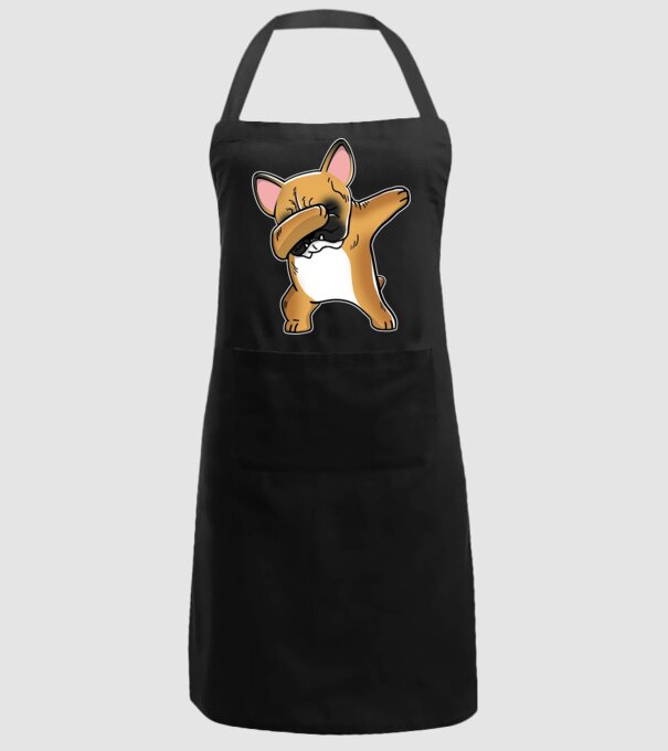 Buldog francez DAB model negru pe tricou
