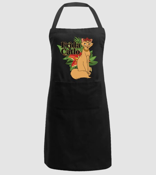 FridaCatlo model negru pe tricou